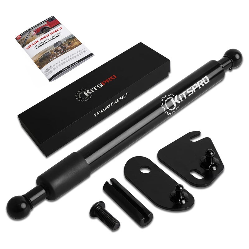 KitsPro مساعدة الباب الخلفي للشاحنة من KitsPro لسيارة Ford F-250 F-350 Super Duty 2017-2024 ملحقات الشاحنة دعامة تخميد الباب الخلفي، حزمة من 1 - Image 1